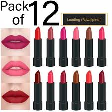 MATTE LIPSTICS PACK OF 12 BOLD SHADES